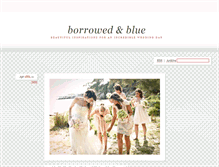 Tablet Screenshot of borrowed-and-blue.tumblr.com