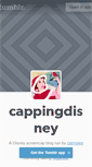 Mobile Screenshot of cappingdisney.tumblr.com