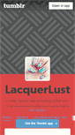 Mobile Screenshot of lacquer-lust.tumblr.com