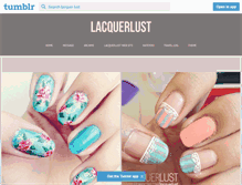 Tablet Screenshot of lacquer-lust.tumblr.com