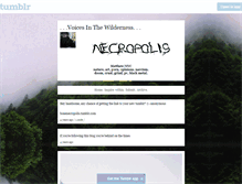 Tablet Screenshot of nekropolis.tumblr.com