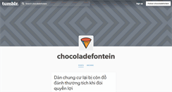 Desktop Screenshot of chocoladefontein.tumblr.com