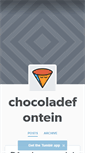 Mobile Screenshot of chocoladefontein.tumblr.com
