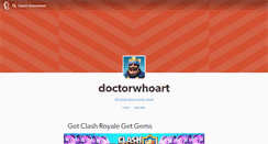 Desktop Screenshot of doctorwhoart.tumblr.com