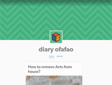 Tablet Screenshot of diaryofafao.tumblr.com