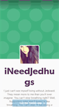 Mobile Screenshot of ineedjedhugs.tumblr.com