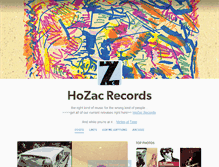 Tablet Screenshot of hozacrecords.tumblr.com