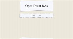 Desktop Screenshot of eventjobs.tumblr.com