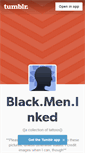 Mobile Screenshot of black-men-inked.tumblr.com