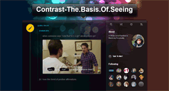 Desktop Screenshot of contrast-thebasisofseeing.tumblr.com