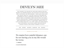 Tablet Screenshot of devilynmee.tumblr.com