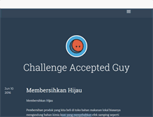 Tablet Screenshot of challengeacceptedguy.tumblr.com