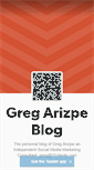 Mobile Screenshot of gregarizpe.tumblr.com