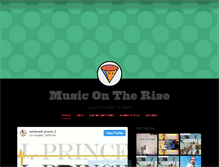 Tablet Screenshot of musicontherise.tumblr.com