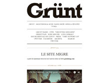 Tablet Screenshot of gruntmag.tumblr.com