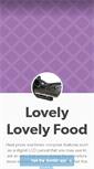 Mobile Screenshot of lovelylovelyfood.tumblr.com