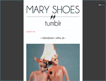 Tablet Screenshot of maryshoes.tumblr.com