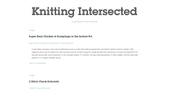 Desktop Screenshot of knittinginterrupted.tumblr.com