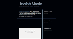 Desktop Screenshot of jewishmagic.tumblr.com