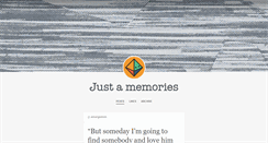 Desktop Screenshot of just-a-memories.tumblr.com
