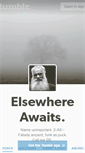 Mobile Screenshot of dearestelsewhere.tumblr.com