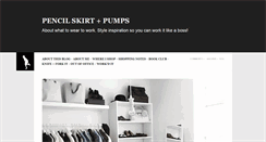 Desktop Screenshot of pencilskirtandpumps.tumblr.com