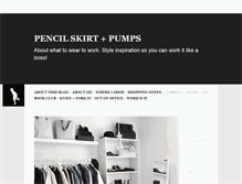 Tablet Screenshot of pencilskirtandpumps.tumblr.com