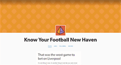 Desktop Screenshot of ctfootballsupporters.tumblr.com