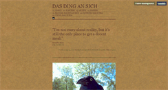Desktop Screenshot of dasdingansich.tumblr.com
