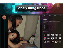 Tablet Screenshot of lonelykangaroo.tumblr.com