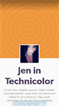 Mobile Screenshot of jenintechnicolor.tumblr.com