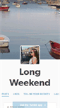 Mobile Screenshot of long-weekend.tumblr.com