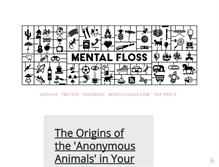 Tablet Screenshot of mentalflossr.tumblr.com