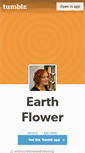 Mobile Screenshot of earthflower.tumblr.com