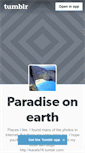 Mobile Screenshot of paradise-is-here-on-earth.tumblr.com