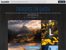 Tablet Screenshot of paradise-is-here-on-earth.tumblr.com