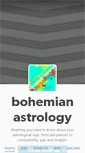 Mobile Screenshot of bohemianastrology.tumblr.com