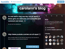 Tablet Screenshot of carolann27.tumblr.com