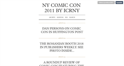 Desktop Screenshot of nycomiccon2011.tumblr.com