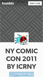 Mobile Screenshot of nycomiccon2011.tumblr.com