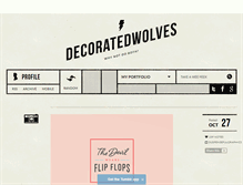 Tablet Screenshot of decoratedwolves.tumblr.com