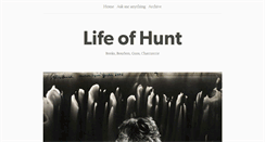 Desktop Screenshot of lifeofhunt.tumblr.com