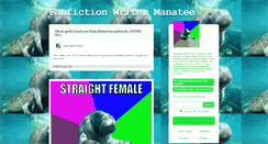 Desktop Screenshot of fanfictionmanatee.tumblr.com