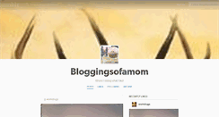 Desktop Screenshot of bloggingsofamom.tumblr.com