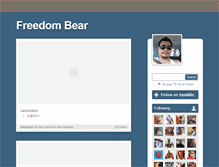 Tablet Screenshot of freedomchubbear.tumblr.com