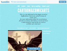 Tablet Screenshot of cartoonandcomicarts.tumblr.com