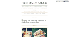 Desktop Screenshot of dailysauce.tumblr.com