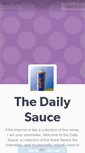 Mobile Screenshot of dailysauce.tumblr.com