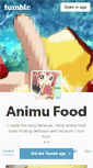 Mobile Screenshot of animu-food.tumblr.com