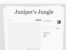 Tablet Screenshot of junipersjungle.tumblr.com